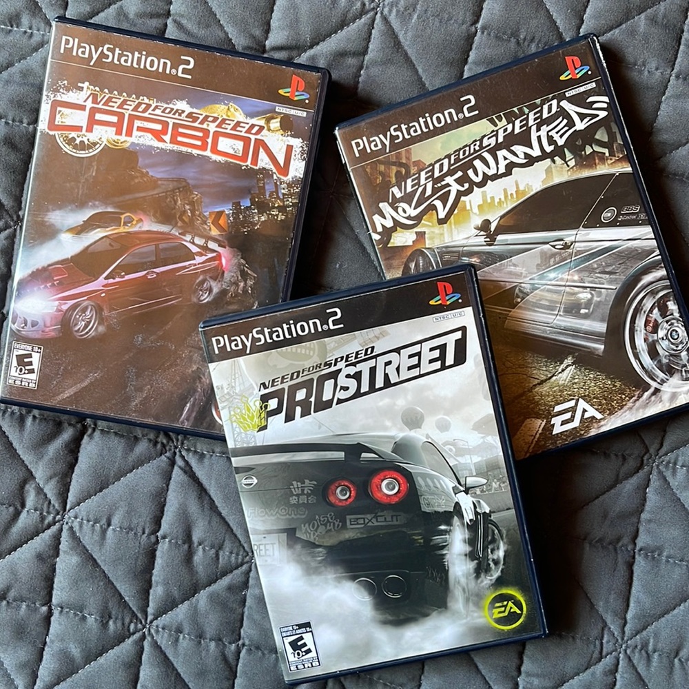 NEED FOR SPEED - PS2 (3 games )